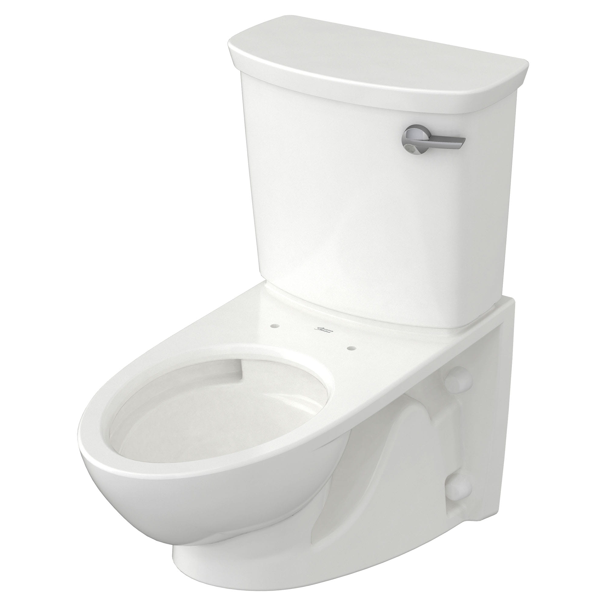 Glenwall® VorMax® - Toilette allongée deux pièces, à installation murale, surface EverClean® et sortie arrière, levier de déclenchement à droite, 1,28 gpc/4,8 lpc